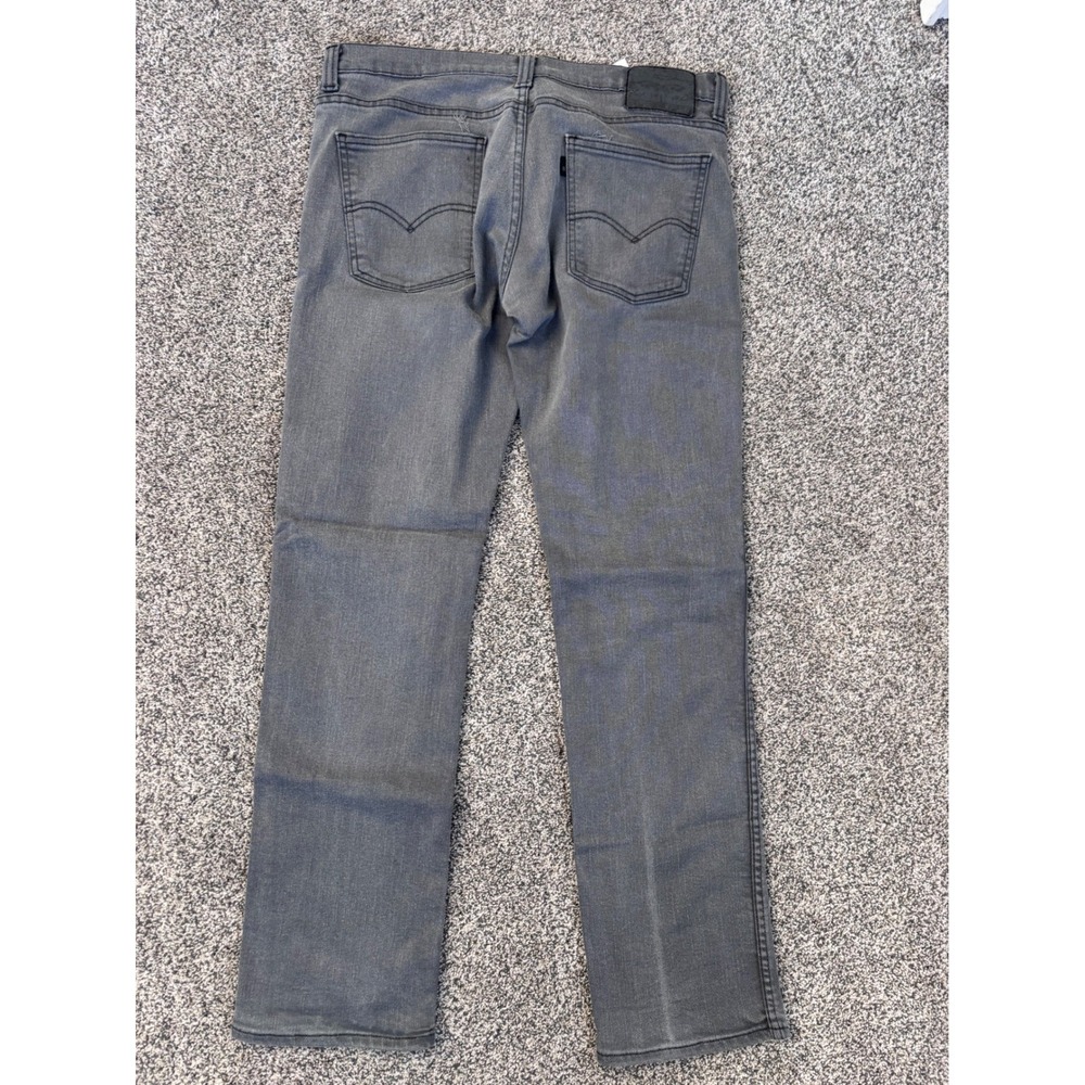 Levi Strauss 511 Slim Fit Jeans Men's Gray W34 L32 Denim Pants